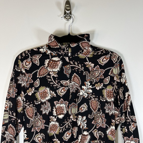 Lands End quarter zip long sleeve rashguard sun shirt womens Medium Outdoor - Picture 2 of 11